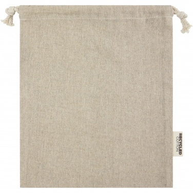 Logotrade promotional gift image of: Pheebs 150 g/m² GRS recycled cotton gift bag medium 1.5L