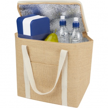 Logo trade promotional gift photo of: Juta 300 g/m² jute cooler bag 19L