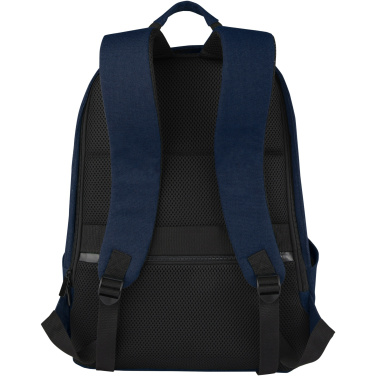 Logo trade promotional gifts picture of: Joey 15.6" GRS recycled canvas anti-theft laptop backpack 18L
