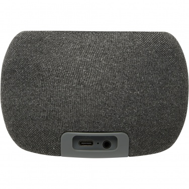 Logo trade advertising product photo of: Ecofiber bamboo/RPET Bluetooth® speaker and wireless charging pad