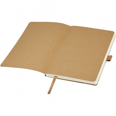 Logo trade business gift photo of: Kilau recycled leather notebook 