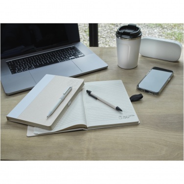 Logo trade promotional merchandise image of: Dairy Dream A5 size reference recycled milk cartons notebook and ballpoint pen set