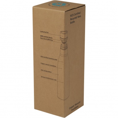 Logotrade promotional item image of: Vasa 500 ml RCS certified recycled stainless steel copper vacuum insulated bottle