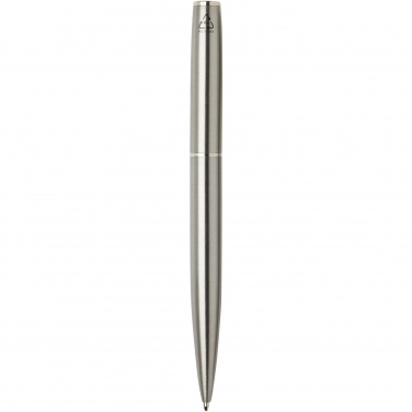 Logo trade corporate gifts image of: Didimis recycled stainless steel ballpoint and rollerball pen set