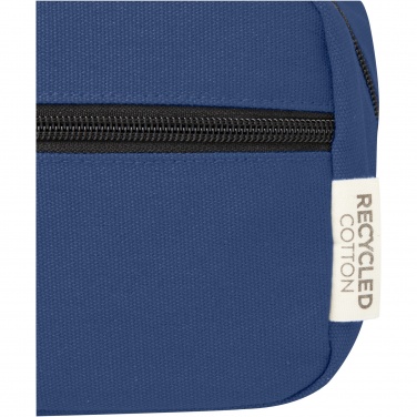 Logotrade promotional product picture of: Joey GRS recycled canvas travel accessory pouch bag 3.5L