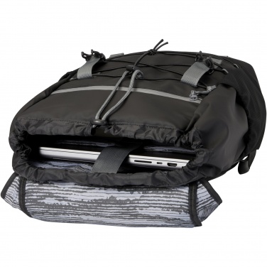 Logotrade promotional product picture of: Aqua 15.6" GRS recycled water resistant laptop backpack 23L