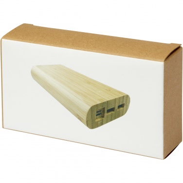 Logotrade promotional merchandise photo of: Tulda 20.000 mAh bamboo power bank