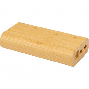 Logotrade promotional giveaway image of: Tulda 20.000 mAh bamboo power bank