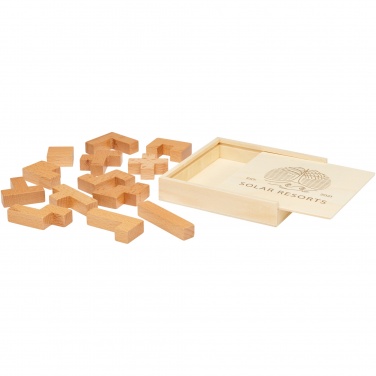 Logo trade advertising products image of: Bark wooden puzzle
