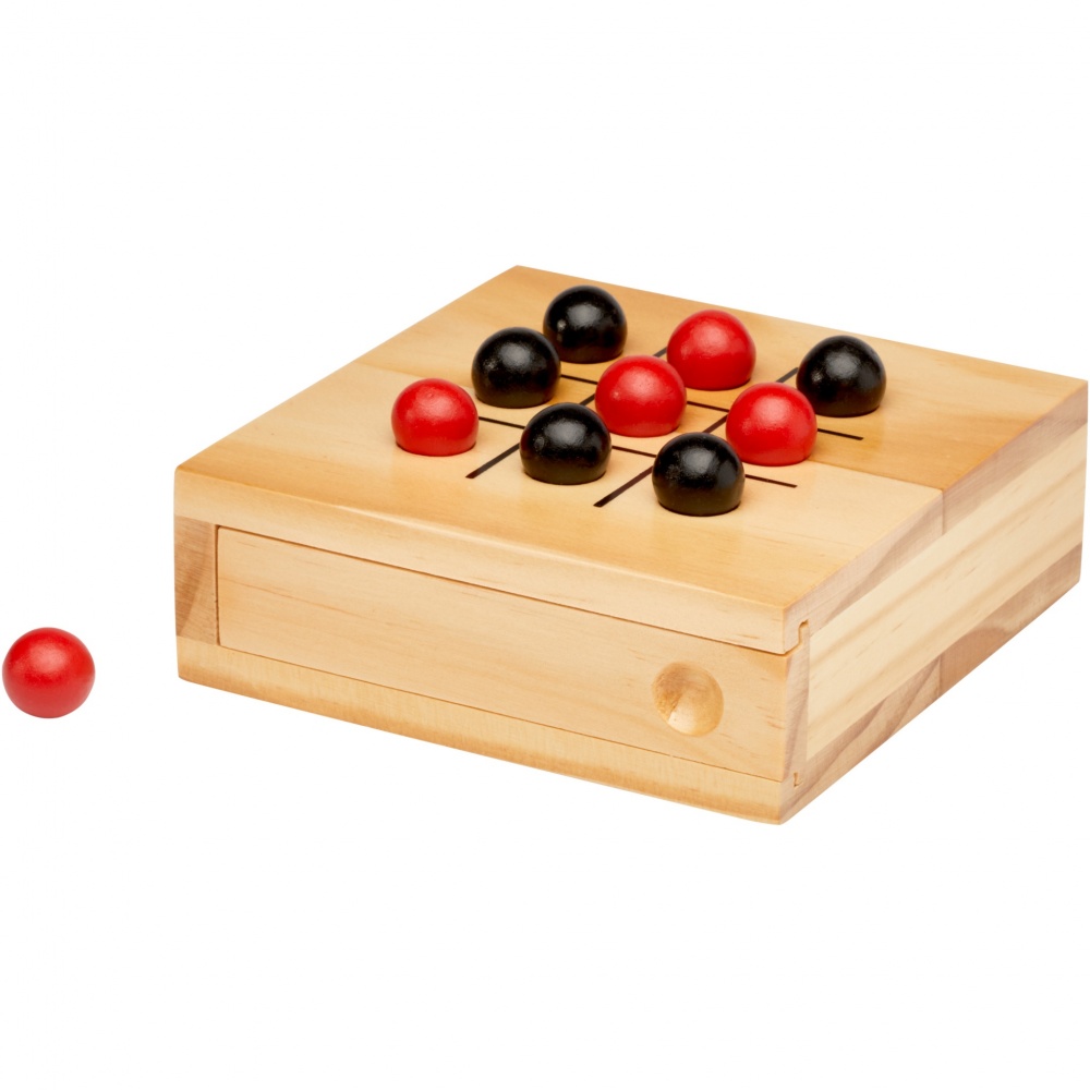 Logo trade business gift photo of: Strobus wooden tic-tac-toe game