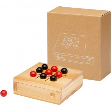 Logotrade promotional product picture of: Strobus wooden tic-tac-toe game