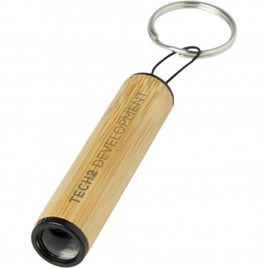 Logotrade promotional giveaways photo of: Cane bamboo key ring with light