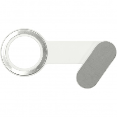 Logo trade promotional merchandise picture of: Hook recycled plastic desktop phone holder