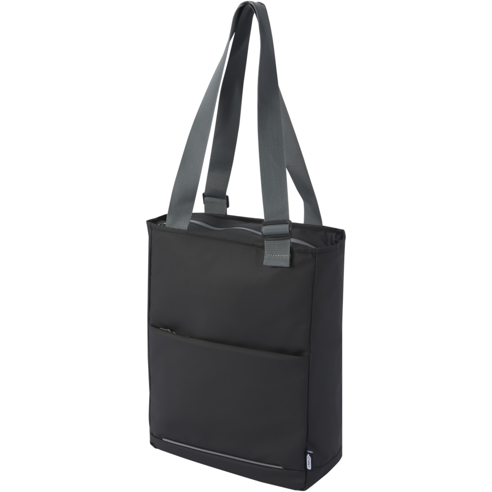 Logotrade promotional merchandise image of: Aqua 14" GRS recycled water resistant laptop tote bag 14L