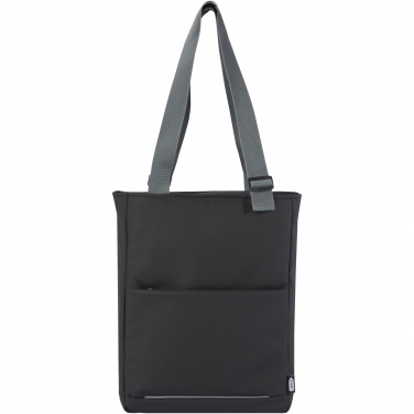 Logo trade promotional merchandise picture of: Aqua 14" GRS recycled water resistant laptop tote bag 14L