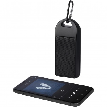 Logotrade advertising product image of: Omni 3W IPX4 RCS recycled plastic Bluetooth® speaker