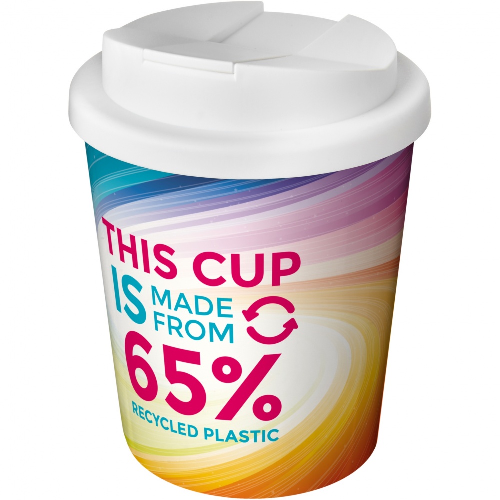 Logo trade business gifts image of: Brite-Americano Espresso Eco 250 ml spill-proof insulated tumbler