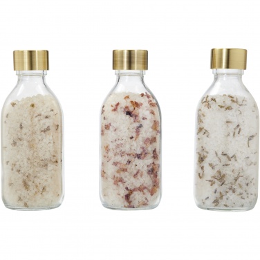 Logo trade promotional items image of: Wellmark Just Relax 3-piece 200 ml bath salt gift set