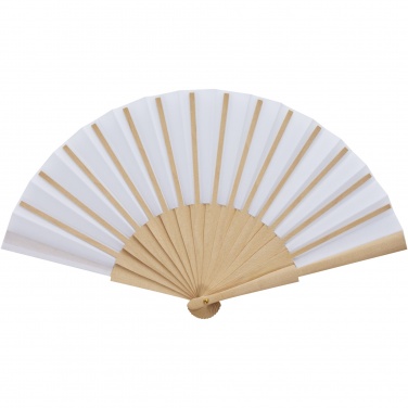 Logo trade business gifts image of: Manuela hand fan