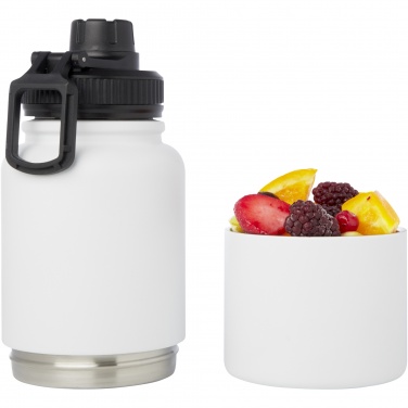 Logo trade business gifts image of: Dupeca 840 ml RCS certified stainless steel insulated sport bottle