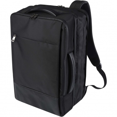 Logo trade business gifts image of: Expedition Pro 17" GRS recycled expandable laptop backpack 35L