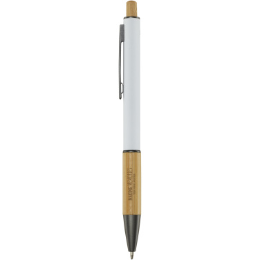 Logo trade corporate gifts image of: Darius recycled aluminium ballpoint pen