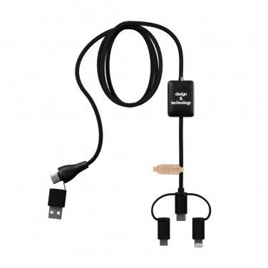 Logo trade promotional giveaway photo of: SCX.design C48 CarPlay 5-in-1 charging cable 