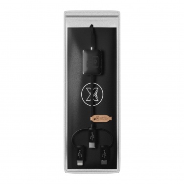 Logotrade promotional item image of: SCX.design C48 CarPlay 5-in-1 charging cable 