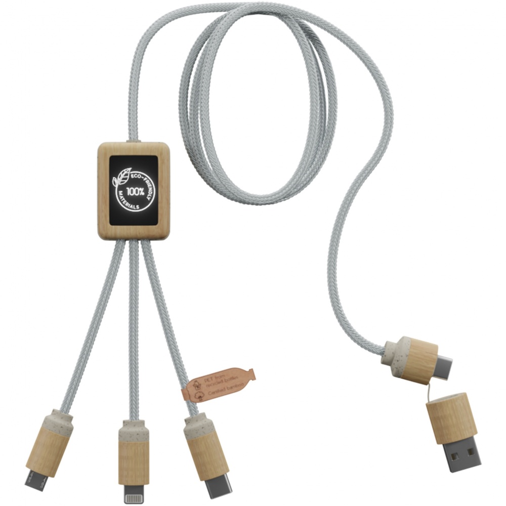 Logotrade promotional item picture of: SCX.design C49 5-in-1 charging cable