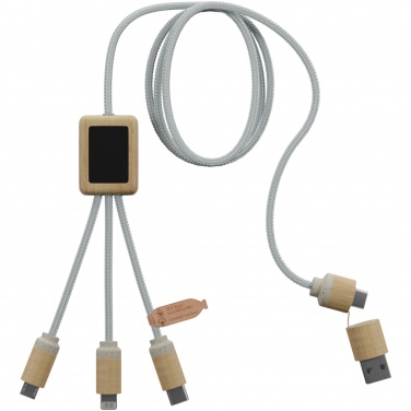 Logo trade business gifts image of: SCX.design C49 5-in-1 charging cable