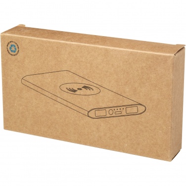 Logo trade corporate gift photo of: Juice 8000 mAh Type-C recycled aluminium wireless power bank