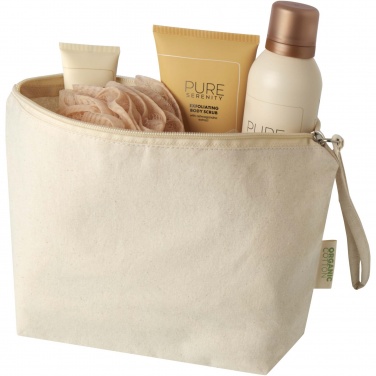Logotrade promotional product image of: Orissa 180 g/m² organic large accessory pouch 3L