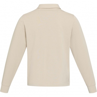 Logo trade promotional gifts image of: Clyde unisex organic rugby polo sweatshirt
