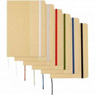 Logotrade promotional product picture of: Nelida A5 recycled cardboard hard cover notebook