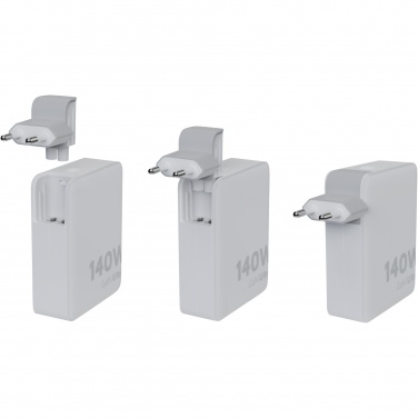 Logo trade promotional giveaways image of: Xtorm XVC2140 GaN Ultra 140W travel charger with 240W USB-C PD cable