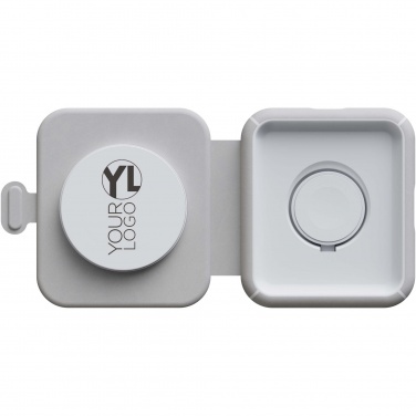 Logo trade promotional products picture of: Xtorm XWF21 15W foldable 2-in-1 wireless travel charger