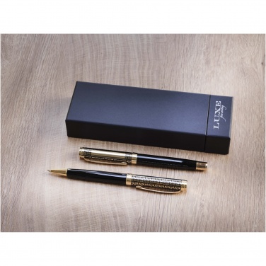 Logotrade corporate gift image of: Legato ballpoint and rollerball pen set