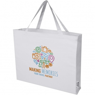 Logo trade promotional product photo of: Odessa 220 g/m² GRS recycled cotton large tote bag