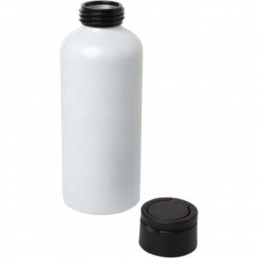 Logotrade promotional merchandise image of: Trinity 600 ml RCS certified recycled aluminium water bottle with RPET lid