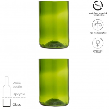 Logo trade promotional gifts picture of: Originalhome 280 ml drinking glass set