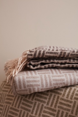 Logo trade corporate gifts image of: VINGA Lenox blanket