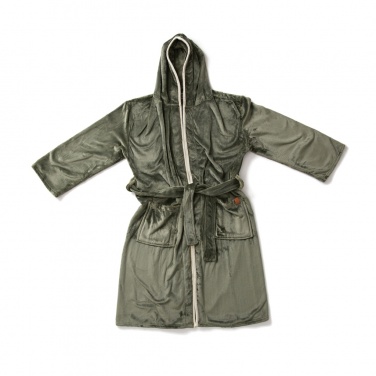 Logo trade promotional giveaway photo of: VINGA Louis luxury plush GRS RPET robe size S-M