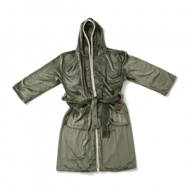 Logotrade promotional gift image of: VINGA Louis luxury plush RPET robe size L-XL