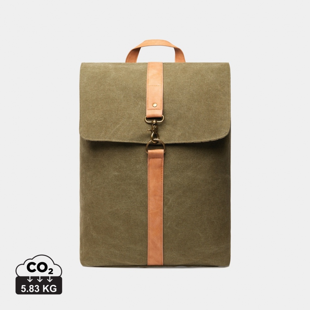 Logotrade promotional merchandise photo of: VINGA Bosler backpack GRS recycled canvas