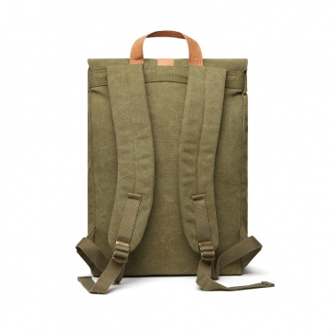 Logo trade promotional items image of: VINGA Bosler backpack GRS recycled canvas