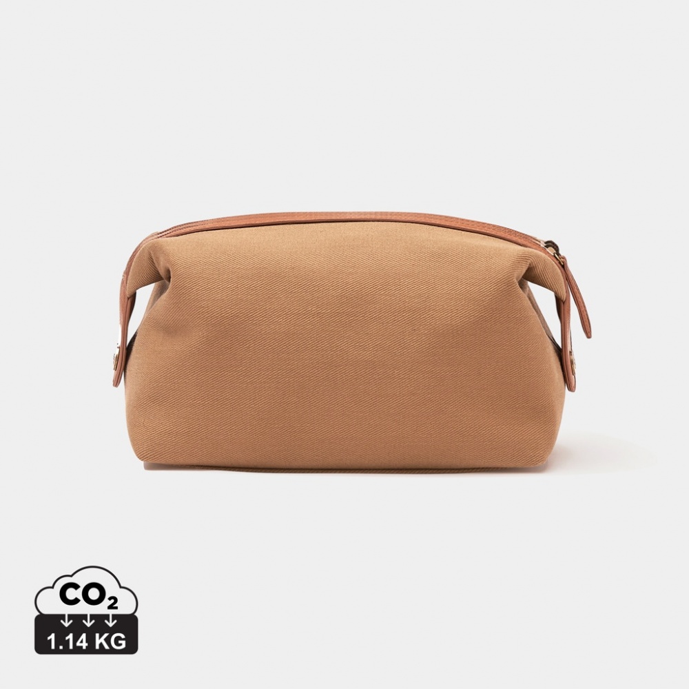 Logo trade promotional item photo of: VINGA Sloane toiletry bag RCS recycled polyester