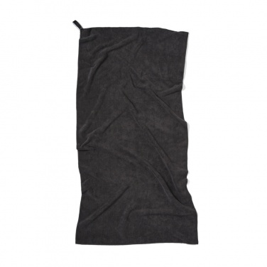 Logo trade corporate gift photo of: VINGA GRS RPET active dry towel 140 x 70cm