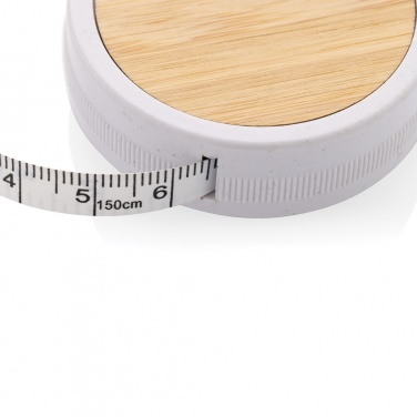 Logotrade promotional items photo of: RCS recycled plastic & bamboo tailor tape
