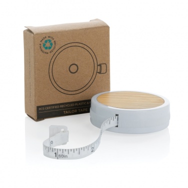 Logo trade promotional product photo of: RCS recycled plastic & bamboo tailor tape