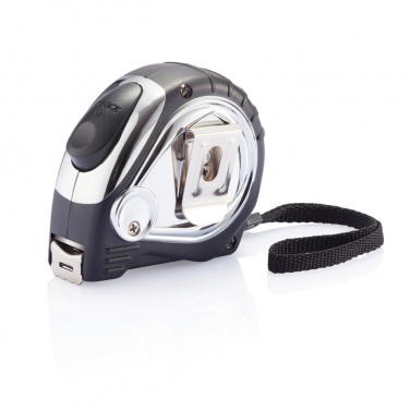 Logotrade corporate gift image of: Chrome plated auto stop tape measure
